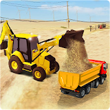 Road Construction Operating Heavy Machinery icon