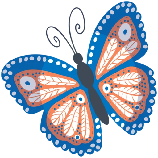 Butterfly Sticker For Whatsapp