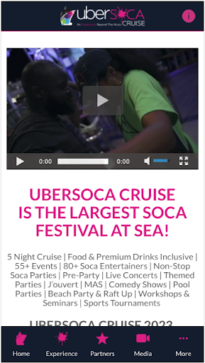 Android application Ubersoca Cruise screenshort