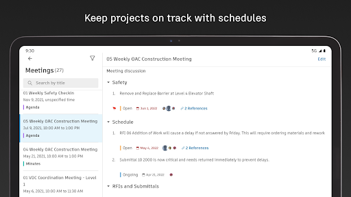 Screenshot of Autodesk Construction Cloud