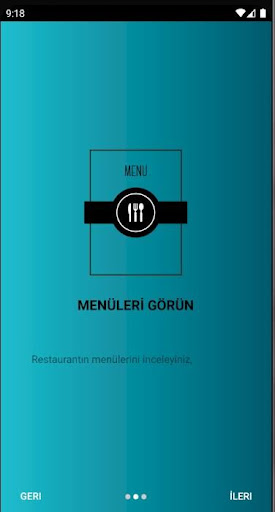 Gars10 QR Menü Screen 2