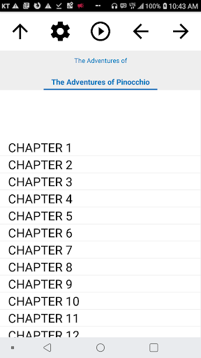 Android application Book, The Adventures of Pinocc screenshort