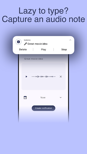 todono - notes as notification Screen 3