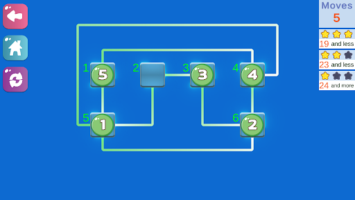 Einstein Castling. Numbers. Screen 3