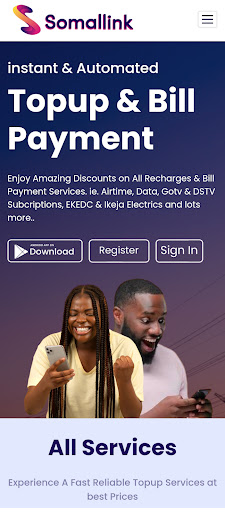 Android application Somallink - Buy Data & Bills screenshort