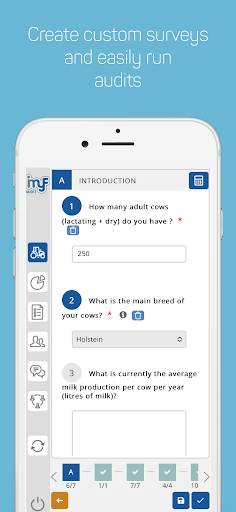 Android application InMyFarm Audit screenshort