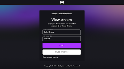 Dolby.io Stream Monitorのおすすめ画像1