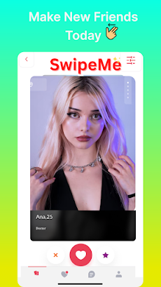 SwipeMe - Make New Friendsのおすすめ画像1