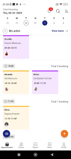 Android application Maby Biz - Nail Salon screenshort