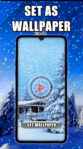 Android application Snowstorm Live Wallpaper screenshort