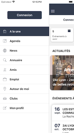 Association Anciens ISEG Screen 2