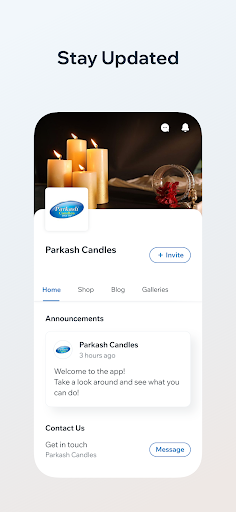 Parkashcandles Screen 3