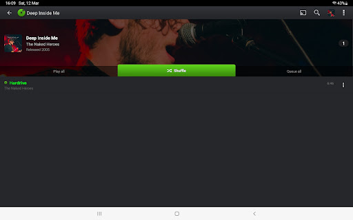 Screenshot of PlayerPro Music Player