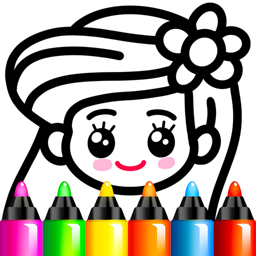 Kids Drawing Games: Coloring  Icon