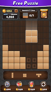 Block Puzzle King : Wood Block apkpoly screenshots 1