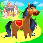 Cover Image of Download Kids Animal Farm Toddler Games  APK
