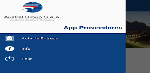 Android application Proveedores Austral screenshort