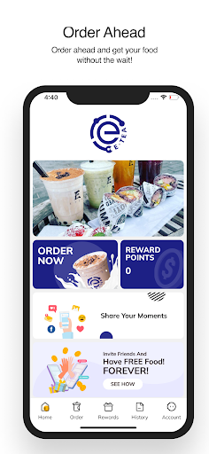 Android application E-Tea screenshort