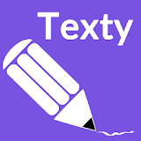 Texty - Write text on photos icon