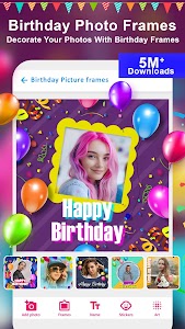 Birthday Photo Frame Maker App Unknown
