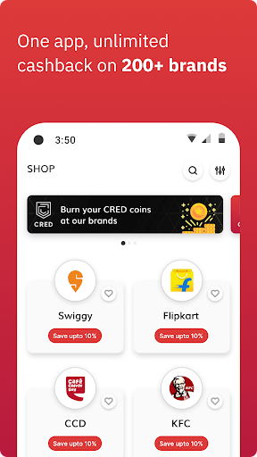 Android application Gainon: Spend smart, Save more screenshort