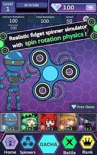 Anime Fidget Spinner Battle Mod Apk 1.0.4 (A Lot of Diamonds) 2