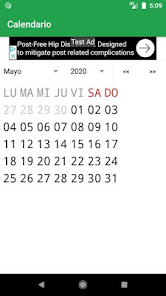 Screenshot 7 Calendario - Meses y semanas d android