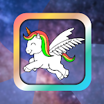 Cover Image of ダウンロード Cute Unicorn Pegasus Coloring Page 3.0 APK