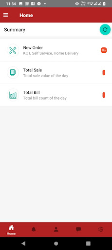 Android application Billtron (Captain Ordering) screenshort