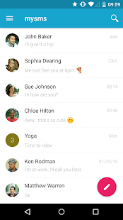 mysms SMS Text Messaging Sync Screenshot