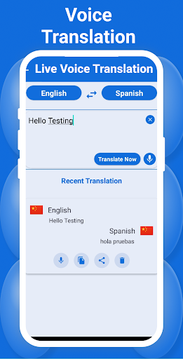 Speak and Translate Screen 3