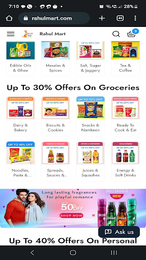 RAHUL MART Screen 2