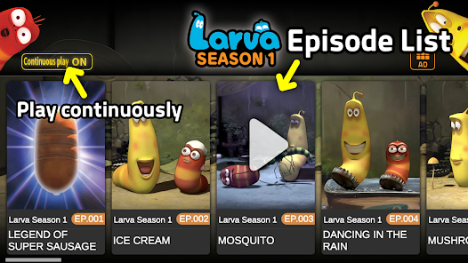 Larva season 1(full version) - Apps on Google Play