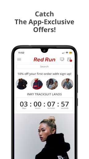 RED RUN ACTIVEWEAR Screenshot 1 - AppWisp.com
