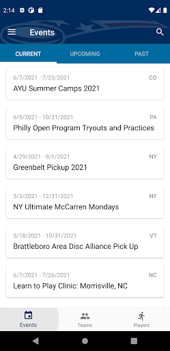 Android application USA Ultimate Stats screenshort