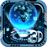 Cover Image of Download 3D Tech Earth Theme 2.4.2 APK