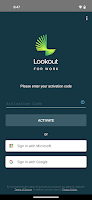 screenshot of Lookout for Work