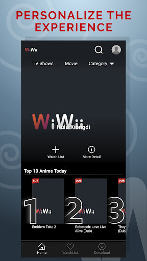 WiWii Anime Watch and Discovery