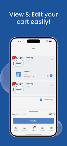 WashApp Screen 3