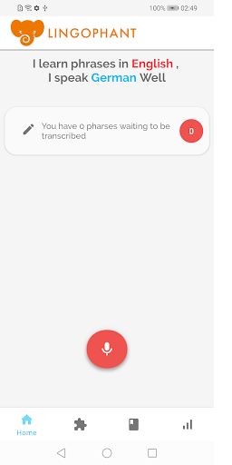 Android application Lingophant - a Language Learni screenshort