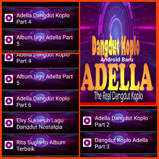 Android application Gudang Lagu Adella screenshort