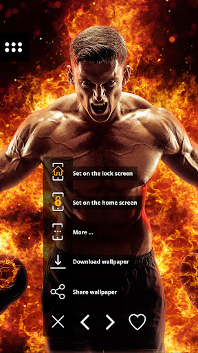 Wallpaper with flames Screen 2