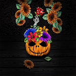 Cover Image of Télécharger 4K Wallpaper HD - Dark Vintage Horror Pumpkin 1.0.0 APK