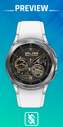 BFF10-Gold Analog Pattern Gear screenshot 8