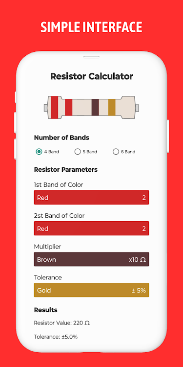Resistor Color Code Calculator - 1.2 - (Android)