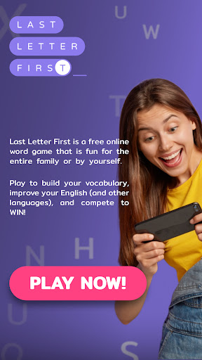 Android application Last Letter First: Word Game screenshort