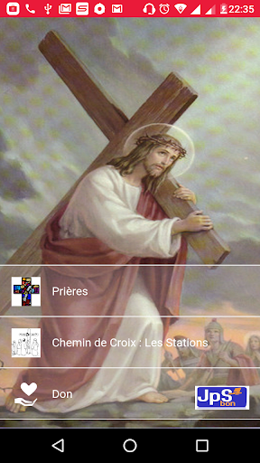 Android application Le Chemin de Croix screenshort