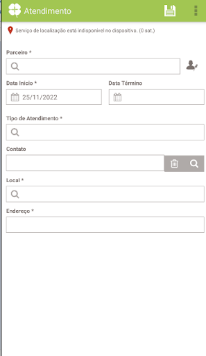 Android application CRM Dipagro screenshort