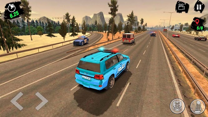 #1. 4x4 Real Police Car Driver Sim (Android) By: The Epic Gamers Pvt Ltd
