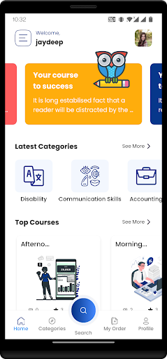 Android application F2F Students screenshort